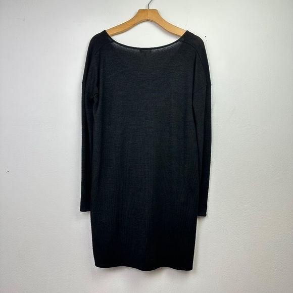 WILFRED Free Aritzia Gail Black V-neck Long Sleeve Tunic Dress XXS - Picture 3 of 9